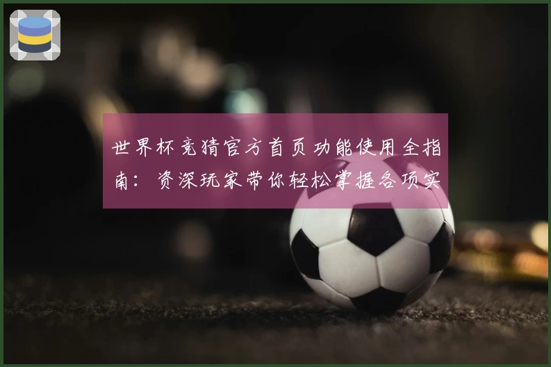 世界杯竞猜官方首页功能使用全指南：资深玩家带你轻松掌握各项实用技巧